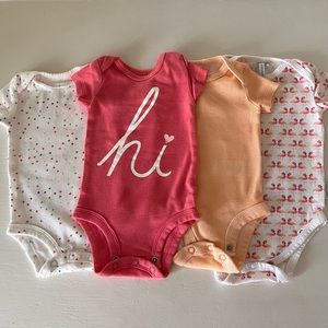 Sherbet Short Sleeve Onesie Bundle - NB